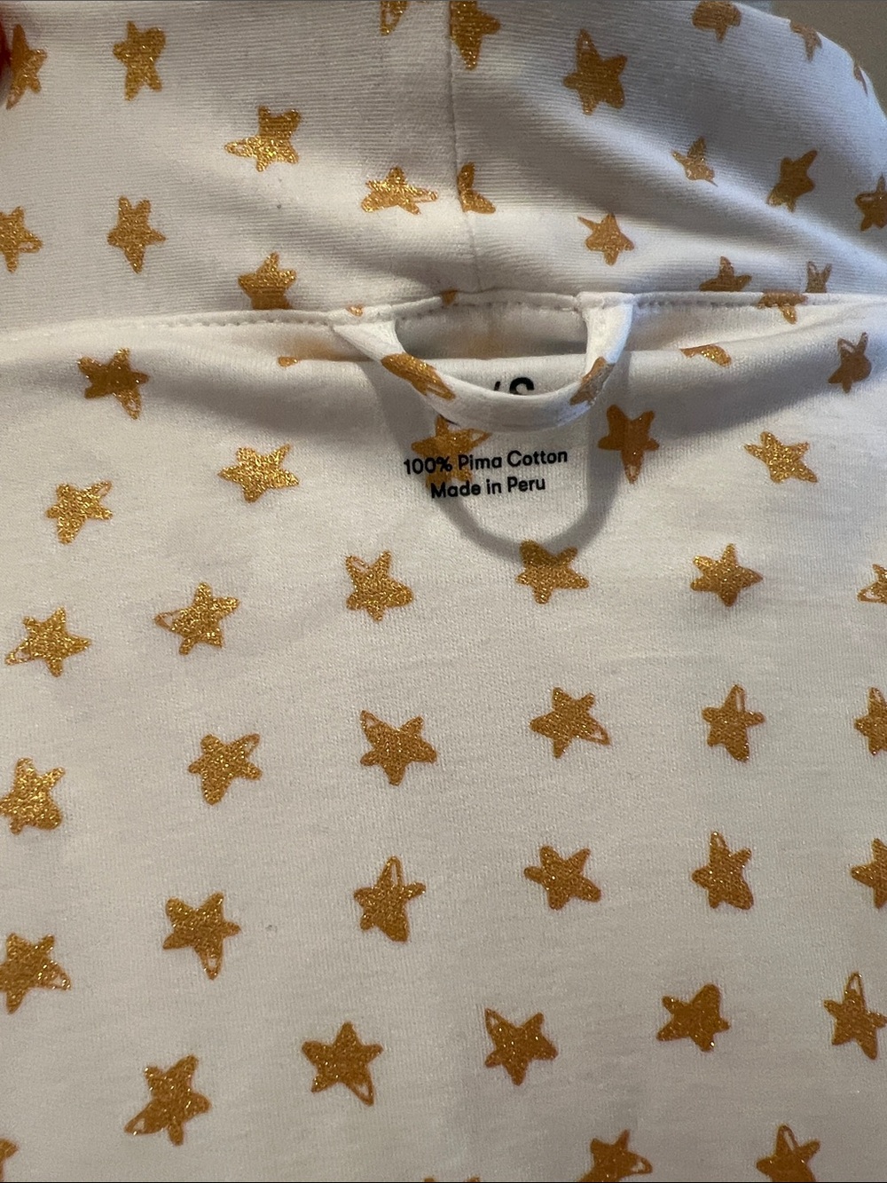 Roller Rabbit White Robe with Gold Star Motif - Picture 6 of 6